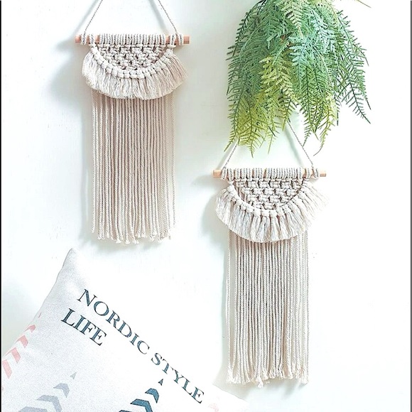 🥳HP🆕Modern »-»BoHeMiAn«-«Home Decor MäCrÄmË bÖhÖ sTyLë | Fiber Art| WaLL DeCoR - Picture 7 of 16